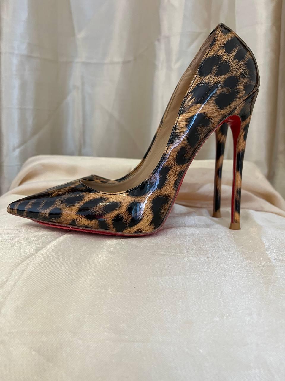 Leopard print heels